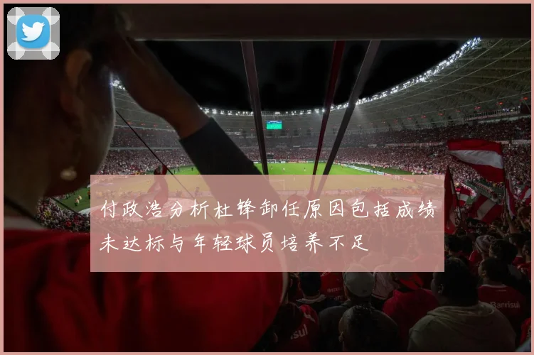 付政浩分析杜锋卸任原因包括成绩未达标与年轻球员培养不足